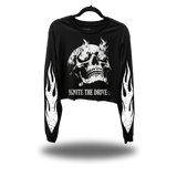 IGNITE CROP LONG SLEEVE TEE