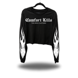 COMFORT  CROP LONG SLEEVE TEE