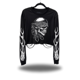 NATIVE OG ROAD RASH CROP LONG SLEEVE TEE