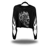 OFF DRIVE CROP LONG SLEEVE TEE