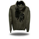 APACHE MILITARY GREEN HOODIE