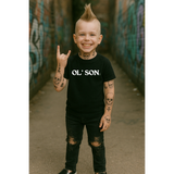 OL' SON BLACK TEE- YOUTH