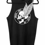 NEVER DIE ROAD RASH BLACK TANK TOP