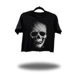 JAGGED SKULL CROP TOP