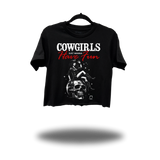 COWGIRLS HAVE MORE FUN CROP TOP