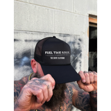 FUEL THE SOUL CURVED BILL BLACK HAT