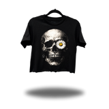 DAISY SKULL CROP TOP