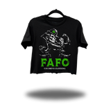 FAFO LEPERCHAUN CROP TOP
