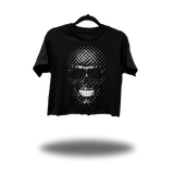 LEATHER SKULL CROP TOP