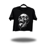TRIPPY SKULL CROP TOP