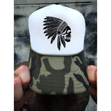 APACHE FOAM CURVED BILL CAMO HAT