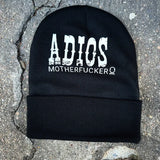ADIOS BLACK BEANIE