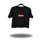 DRIVEN BOX LOGO CROP TOP