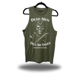 DEAD MEN MILITARY GREEN CLASSIC TANK TOP