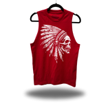 BONE CHIEF RED CLASSIC TANK TOP