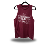 BOOMBOX MAROON CLASSIC TANK TOP