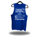 TWO WHEELS ROYAL BLUE CLASSIC TANK TOP