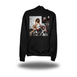 BRUNETTE BIKER BABE HOODIE