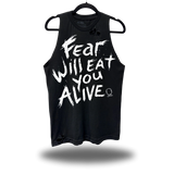 EAT YOU ALIVE ROAD RASH BLACK TANK TOP