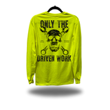 DRIVEN WORK SAFETY GREEN LONG SLEEVE TEE