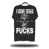 ZERO FUCKS BLACK CLASSIC TEE