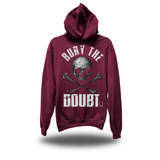 BURY THE DOUBT MAROON HOODIE