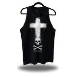 SKULL CROSS ROAD RASH TANK TOP