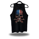 AMERICA SKULL ROAD RASH TANK TOP