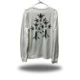 TRIO CROSS WHITE LONG SLEEVE TEE