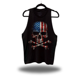 AMERICA SKULL STRINGER TANK TOP