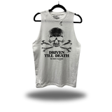TILL DEATH ROAD RASH WHITE TANK TOP