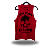 COMFORT ROAD RASH RED TANK TOP