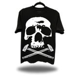 WORK OVER DEATH BLACK OVERSIZED TEE