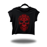 EVIL FILIGREE MUSCLE CROP TOP