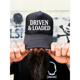 LOADED FOAM CURVED BILL BLACK HAT