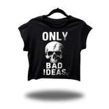 BAD IDEAS MUSCLE CROP TOP
