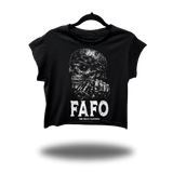 FAFO OUTLAW MUSCLE CROP TOP