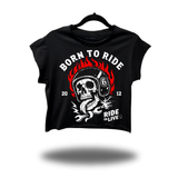 BORN RIDE MUSCLE CROP TOP