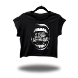 SCARY GETTING OLD MUSCLE CROP TOP