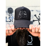 LOADED FOAM CURVED BILL BLACK HAT