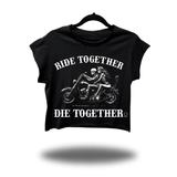 RIDE TOGETHER MUSCLE CROP TOP