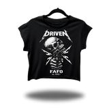 DRIVEN AWAY MUSCLE CROP TOP