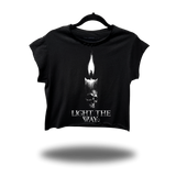 LIGHT THE WAY MUSCLE CROP TOP
