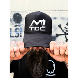 TDC MOTORS FOAM CURVED BILL BLACK HAT