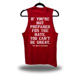 BE GREAT ROAD RASH TANK TOP RED