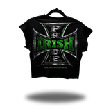 IRISH CROSS MUSCLE CROP TOP