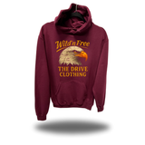 WILD N FREE MAROON HOODIE