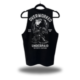 OVERWORKED CLASSIC TANK TOP
