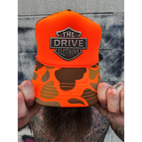 TDC HERITAGE BADGE FOAM CURVED BILL ORANGE CAMO HAT