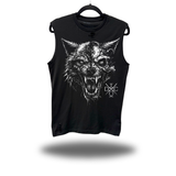 WOLF HEAD ROAD RASH MUSCLE TANK